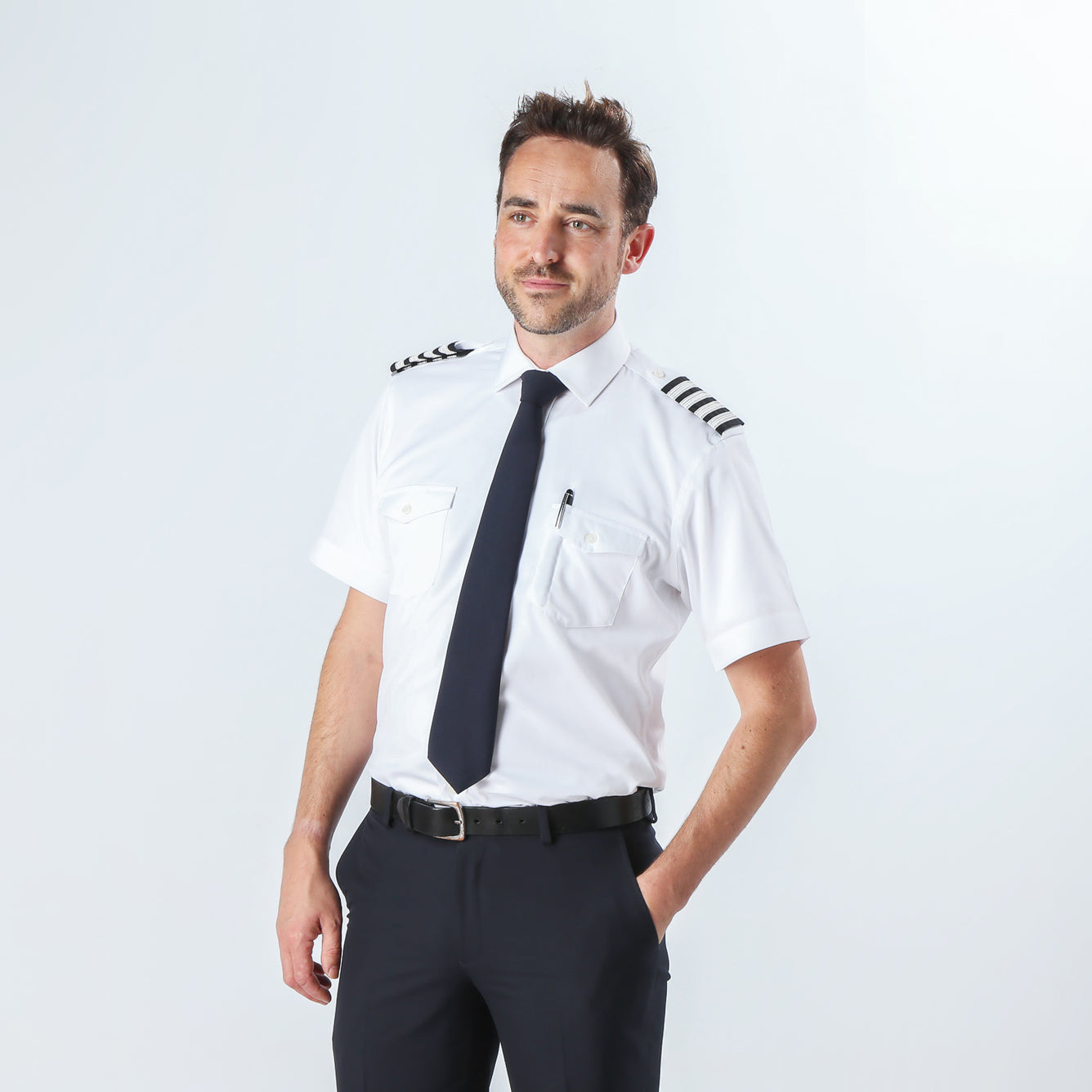 Slim Fit Pilot Shirt